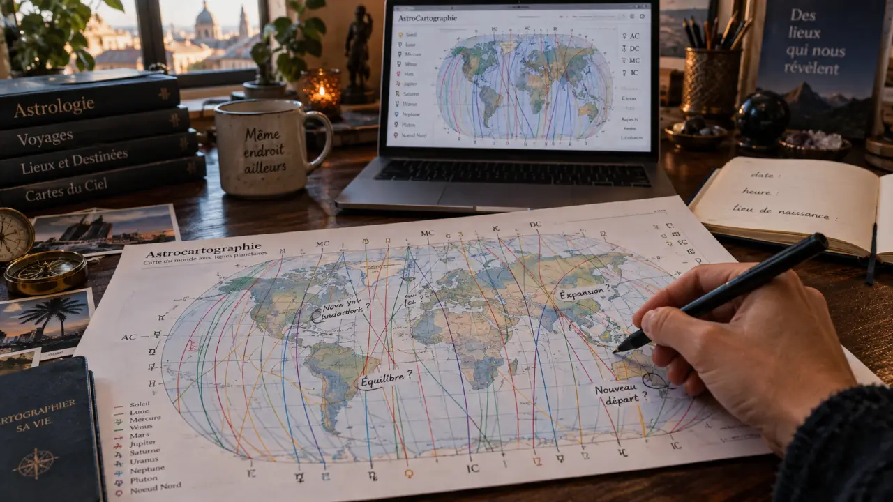Astrocartographie gratuit : carte astrologique pour choisir