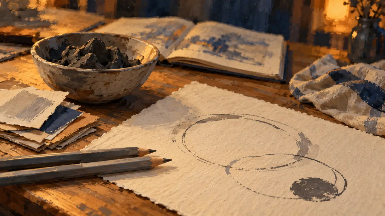 Gouache : création calme pour emergency response et art therapie emotion, apaiser l’émotion
