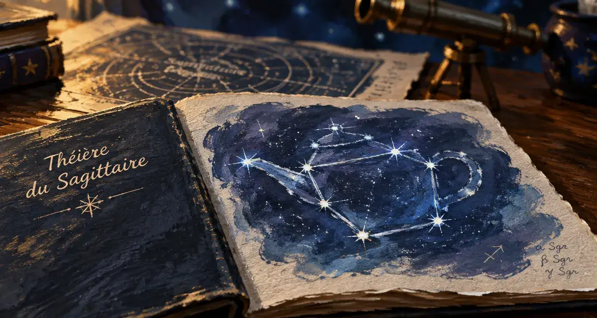 Théière du Sagittaire constellation, Voie lactée