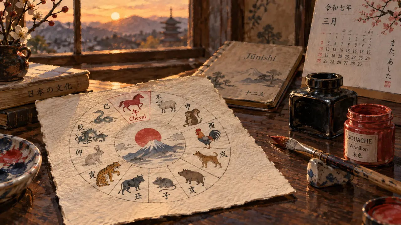 Signes astrologique japonais selon l’année de naissance, exception Nouvel An