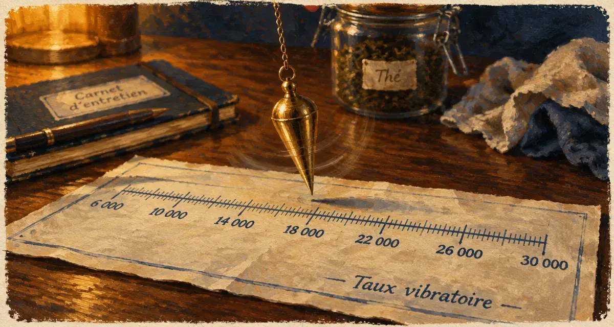 Taux vibratoire d'un guerisseur sur échelle Bovis 18 000